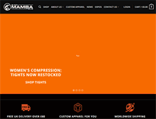 Tablet Screenshot of blackmambaelite.com